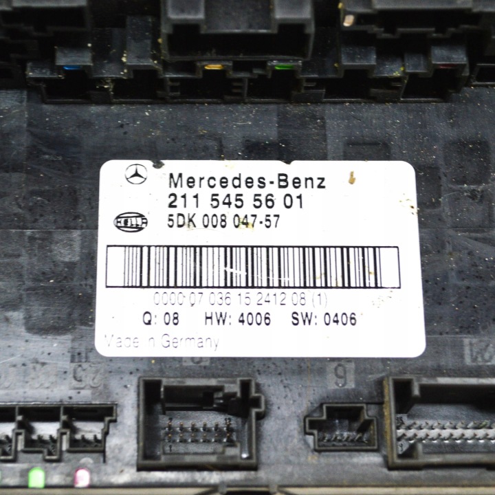 MERCEDES-BENZ E W211 2007 CHÂSSIS MODULE FUSIBLES