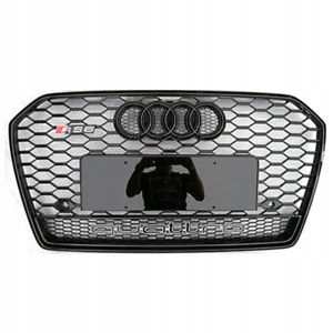 REJILLA DE RADIADOR AUDI A6 C7 RESTYLING STYL RS6 16- BLACK QUATTRO 