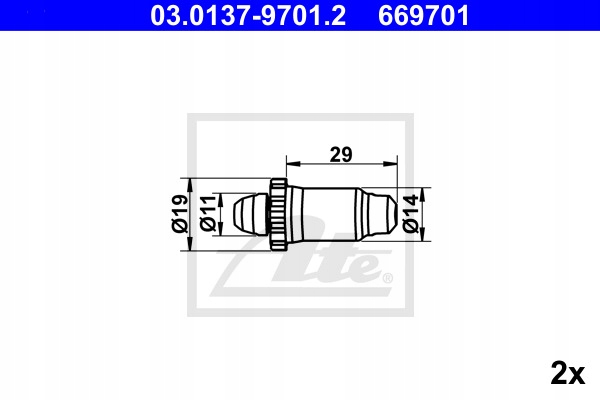 SAMOREGULATOR PADS BRAKE 03.0137-9701.2 