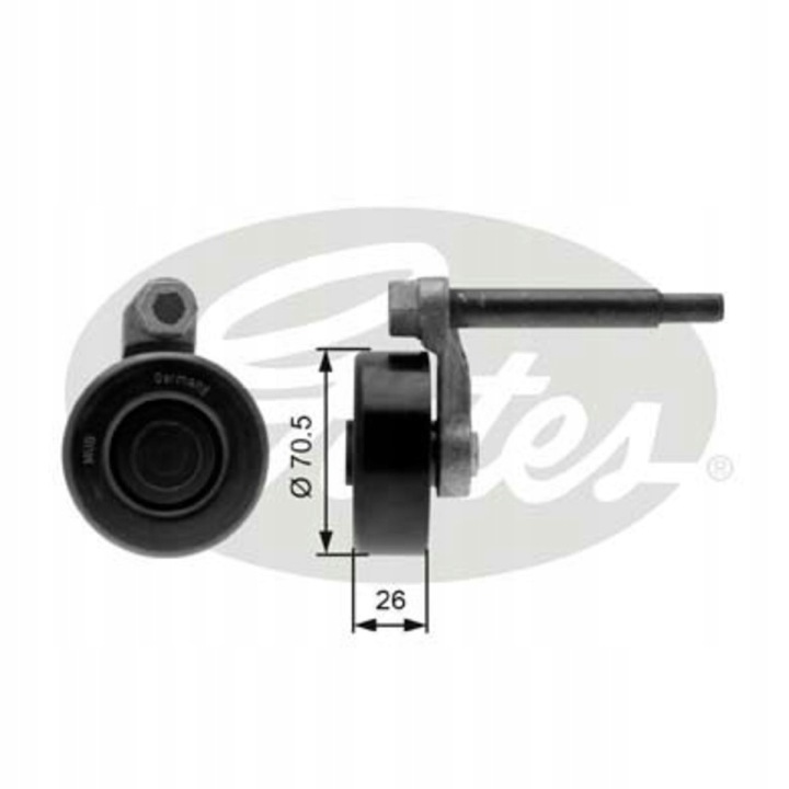 GALET TENDEUR COURROIE MULTICANAL BMW 3 (E46), 5 (E39) 2.0D 02.98-09.03