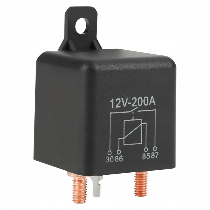 RELAIS DÉMARREUR AUTOMOBILE 12V 200A NORMALNIE OUVERT