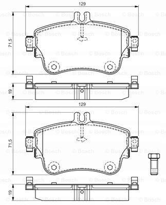 PLAQUETTES FREIN MERCEDES AVANT W176 W246 A KIT NIEZBEDNIK CONDUCTEUR #1