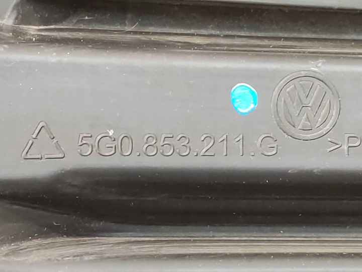 VW GOLF VII 7 5G0 LIFT GRILLE PARE-CHOCS GAUCHE AVANT 5G0853211G