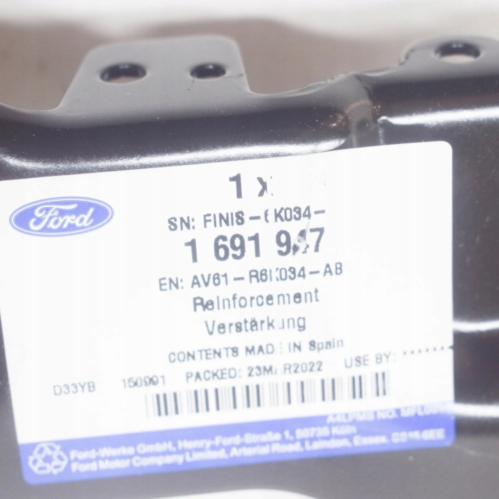 FORD FOCUS MK3 AVANT GAUCHE SUPPORT WZMACNIAJACY CARROSSERIE 1691947