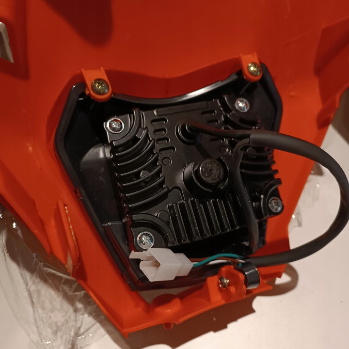KTM EXC EXCF EXC-F 350 500 450 PHARE DÉFLECTEUR D'AIR LED