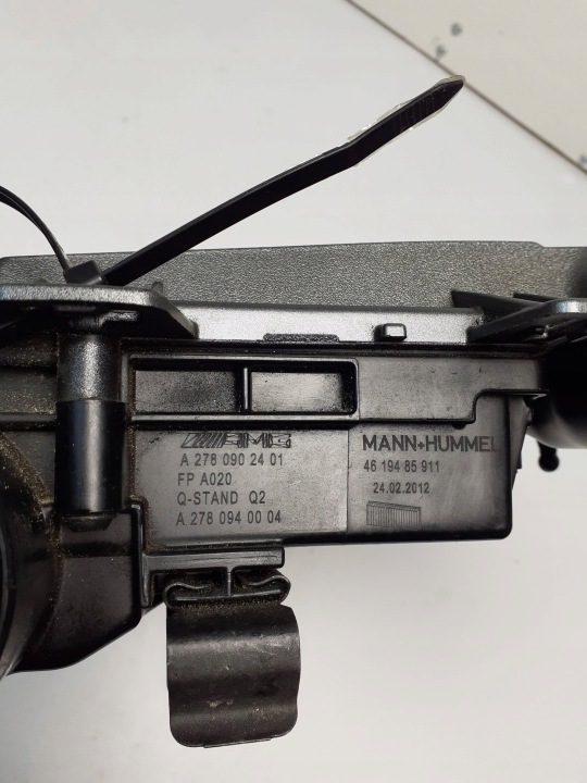 CHÂSSIS FILTRE AIR MERCEDES-BENZ E W212 212 AMG A2780902401