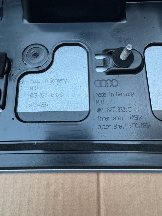 SPOILER SPOILER COUVERCLES DE COFFRE COUVERCLES DE COFFRE AUDI A6 C8 AVANT 4K9827933C Z7G