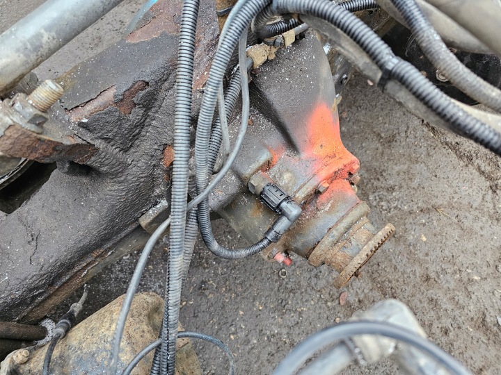 CHÂSSIS PONT PONT MOTEUR BLOCAGE DIFFÉRENTIEL DAF LF 45 JANTES 17,5 TYPE 8.20