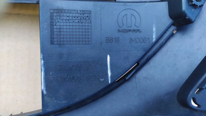 PARE-CHOCS AVANT AVANT FIAT 500 500E ÉLECTRIQUE ICON 735714055
