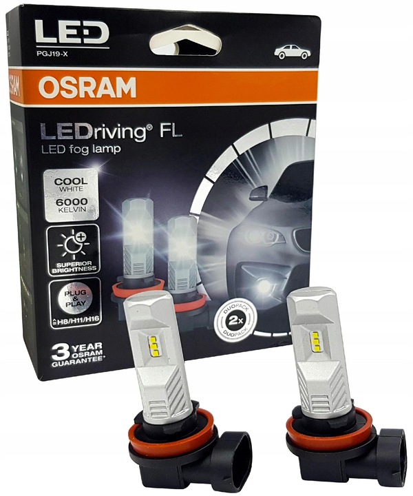LED bulb OSRAM LEDriving FL H8/H11/H16 