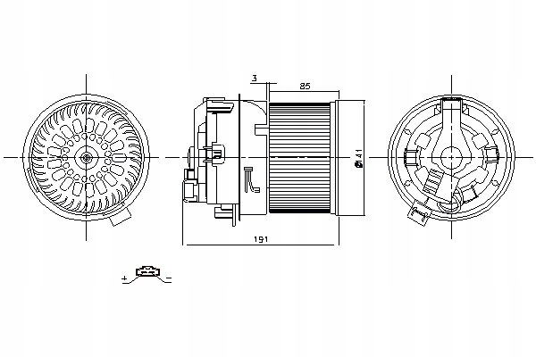 VENTILADOR SOPLADORES CITROEN C3 3 PEUGEOT 2008 I 208 208 I 1.0-1.6D 