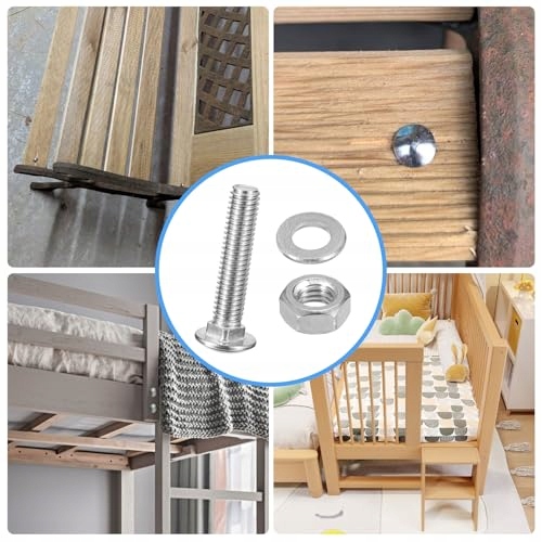 BOULONS M6X60 MM AVEC ACIER INOXYDABLE A2 25 PCS AVEC NAKRETKAMI