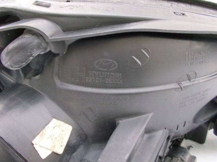 PROJECTEUR PHARE HYUNDAI TUCSON I 2004 -2009 EUROPE GAUCHE 92101-2EXXX EUROPE