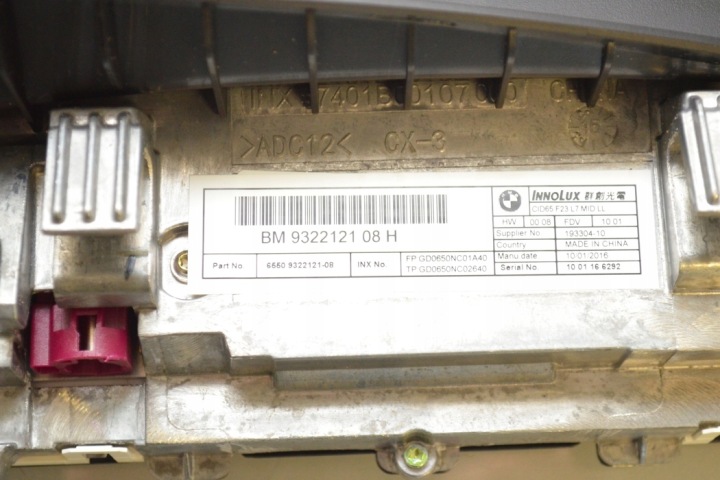 SYSTÈME NAVIGATION BMW 2 CABRIO (F23) 9286699 2.0L GASOLINE 135KW 2016