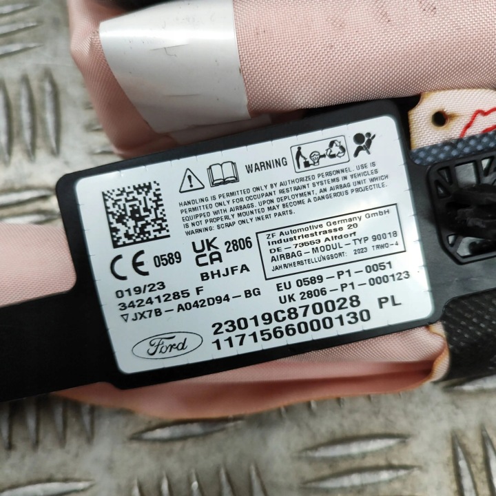 FORD FOCUS 2023 DROITE CÔTÉ RIDEAU AIRBAG