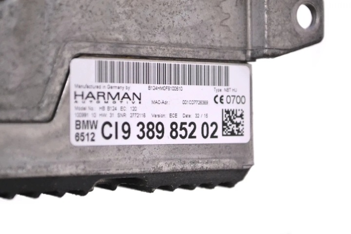 MODULE NAVIGATION BMW I3 (I01) 9389852 13943520 0.6L 75KW 2015