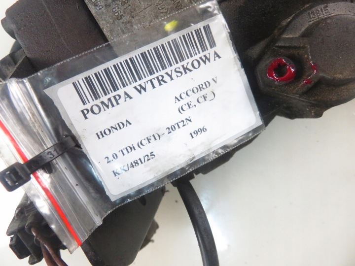 POMPE INJECTION HONDA ACCORD V 2.0 TDI 20T2N 0460414992