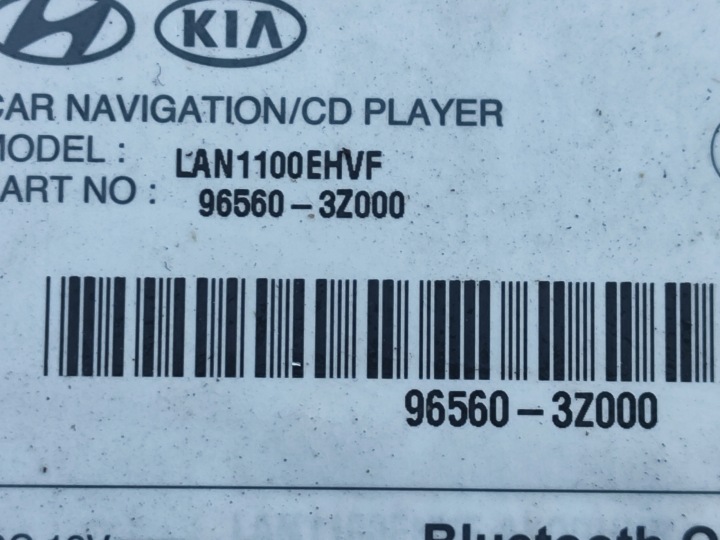 HYUNDAI I40 2014R RADIO CD NAVIGATION GPS 965603Z000
