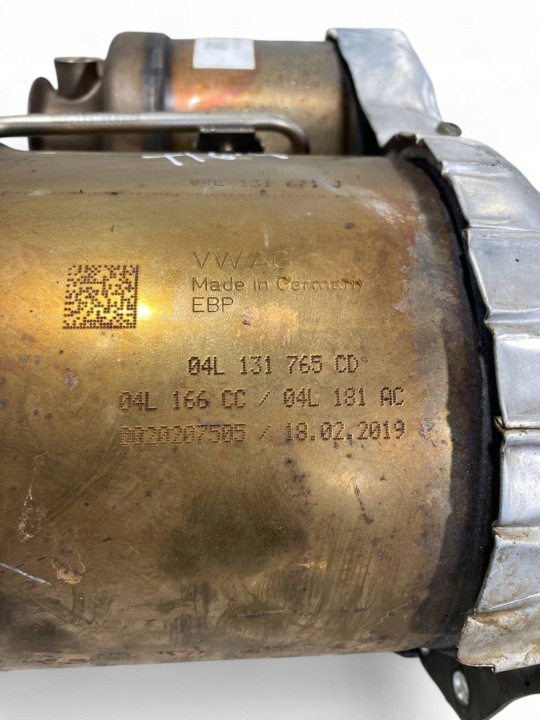 VOLKSWAGEN TIGUAN 2018 FILTRE PARTICULES DURES CATALYSEUR FAP FAP