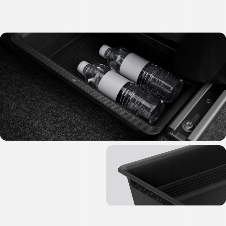 ORGANISEUR SOUS SIÈGE PASSAGER VERS TESLA MODÈLE Y, DUR SUR VELCRO SPIGEN