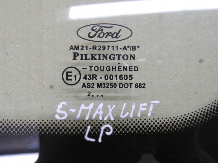 FORD S-MAX MK1 LIFT VITRE CARROSSERIE AVANT AVANT '12 DROITE
