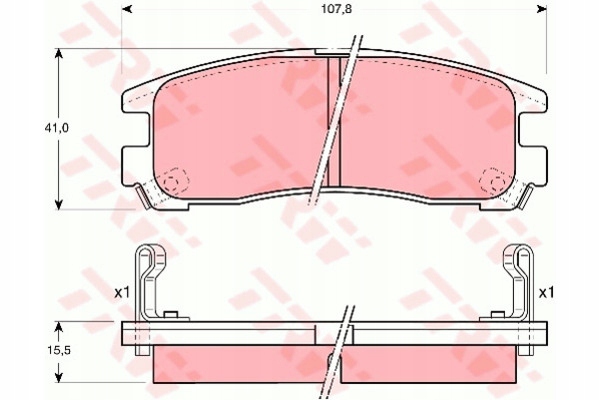 ZAPATAS DE FRENADO MITSUBISHI T. GALANT 92- 