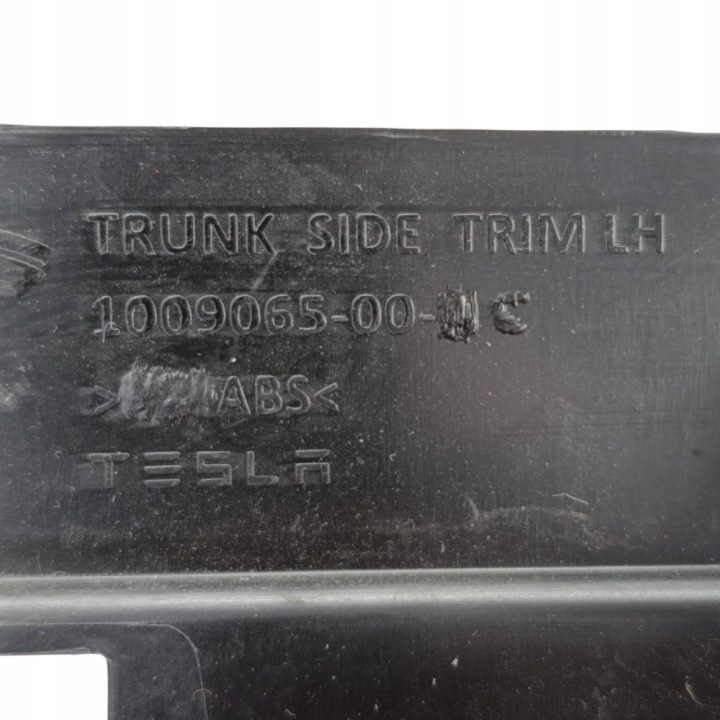 TESLA MODÈLE AVEC 2020 GAUCHE CÔTÉ AUTRE ÉLÉMENTS WYKONCZENIA COUVERCLES DE COFFRE