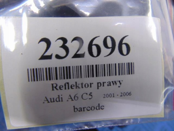 AUDI A6 C5 PROJECTEUR DROIT 148468-00 VERS POLISSAGES