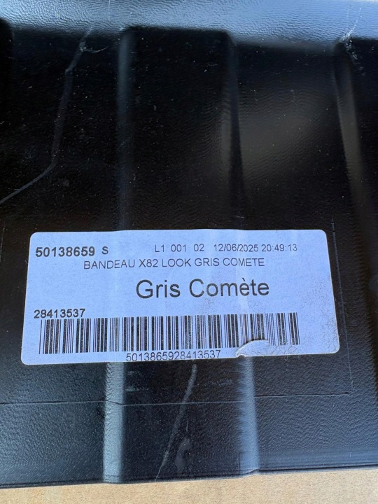 RENAULT TRAFIC 4 IV PARE-CHOCS ARRIÈRE ARRIÈRE COMPLET 2XPDC GRIS GRIS COMETE