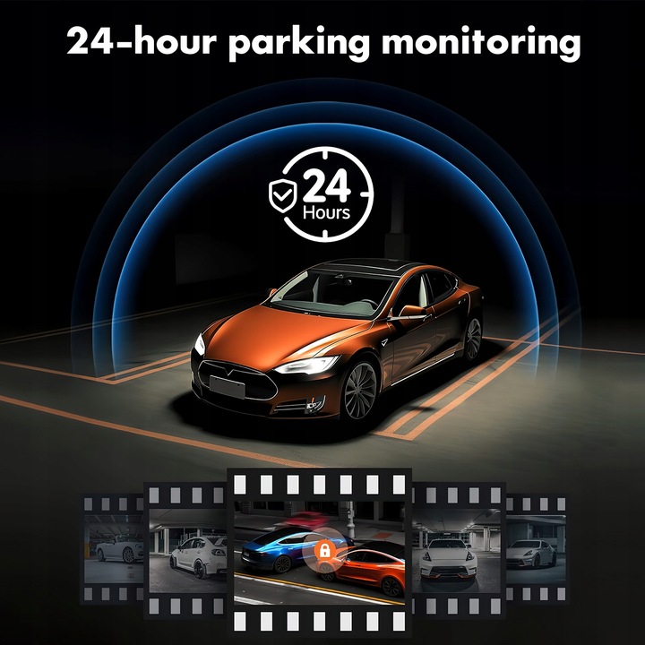 DASHBOARD CAMERA JAZDY, CAMERA COFANIA, PELNOEKRANOWY DASHBOARD CAMERA SENSOR 