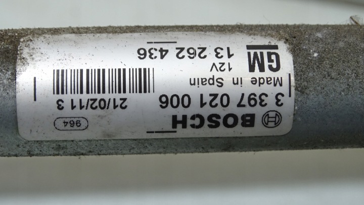 MÉCANISME ESSUIE-GLACES AVANT VAUXHALL ASTRA J 2.0CDTI