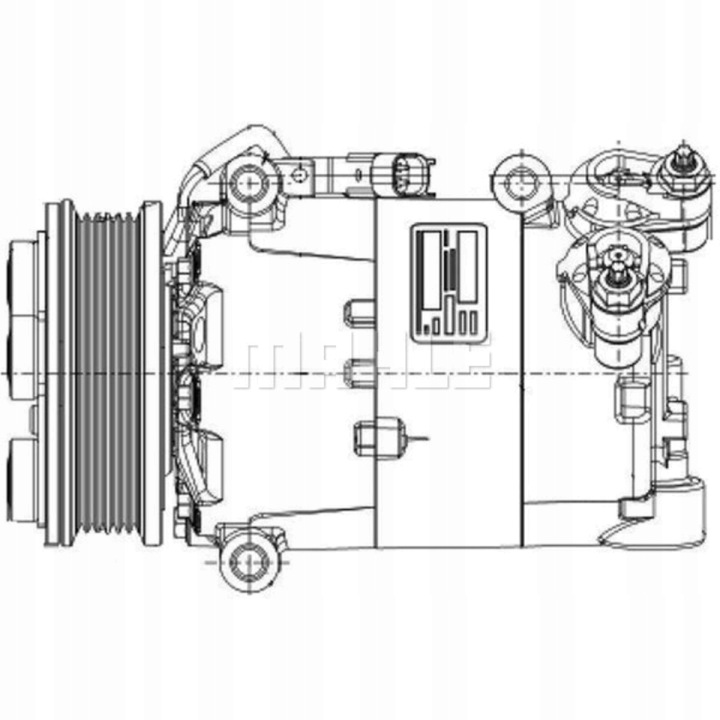 MAHLE ORIGINAL ACP 1360 000P COMPRESSEUR CLIMATISATION
