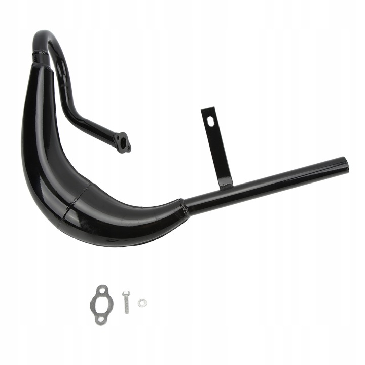 SILENCIEUX ÉCHAPPEMENT AVEC GRUBYM BRZUCHEM, NOIR ZELAZO POUR 49CC 60CC 66CC DZ