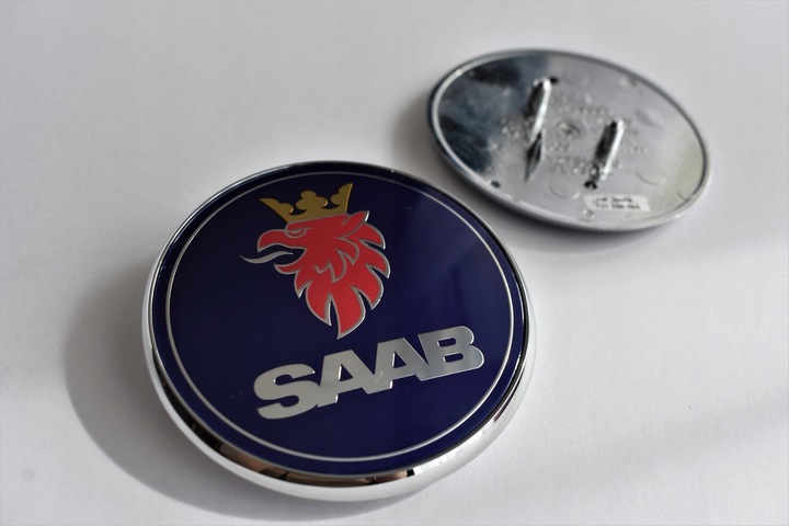 EMBLEMA INSIGNIA SAAB 95 9-5 93 9-3 PARTE DELANTERA ORIGINAL 