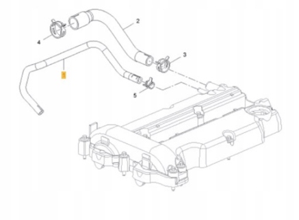 OPEL OE 55578994 FIL TUYAU AIR SÉPARATEUR