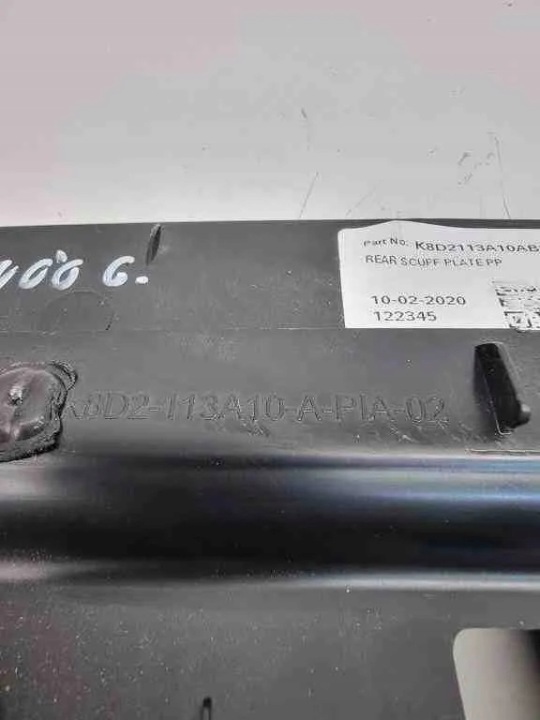 PROTECTION SERRURE COUVERCLES DE COFFRE LAND ROVER RANGE ROVER EVOQUE (L538) K8D2113A10A 2.0L