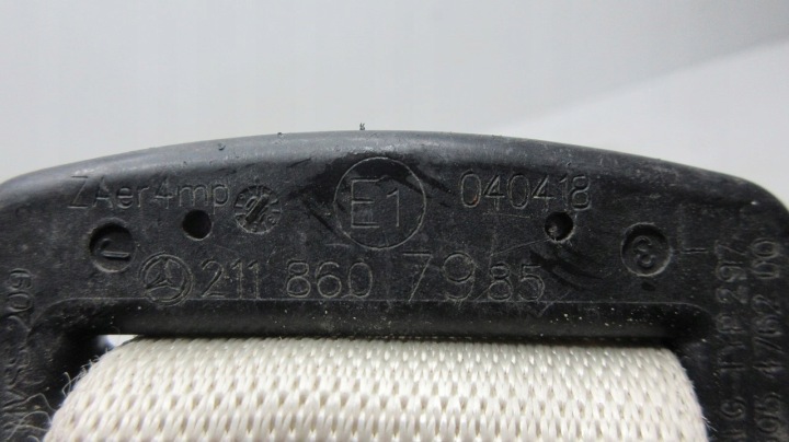 MERCEDES W211 2118607985 CEINTURE DE SÉCURITÉ GAUCHE AVANT GAUCHE AVANT