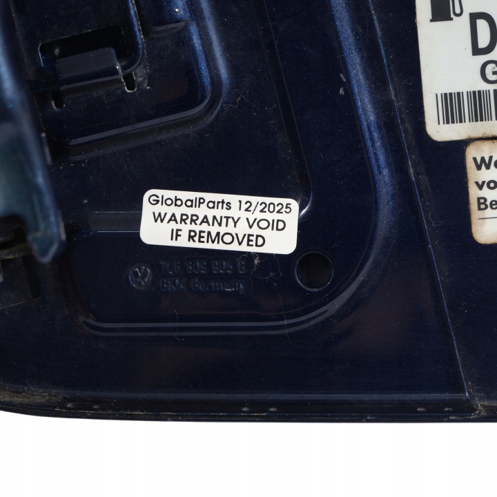 VW TOUAREG 7L CLAPET GOULOTTE DE REMPLISSAGE RÉSERVOIR CARBURANTS SHADOW BLUE D5Q 7L6809905B