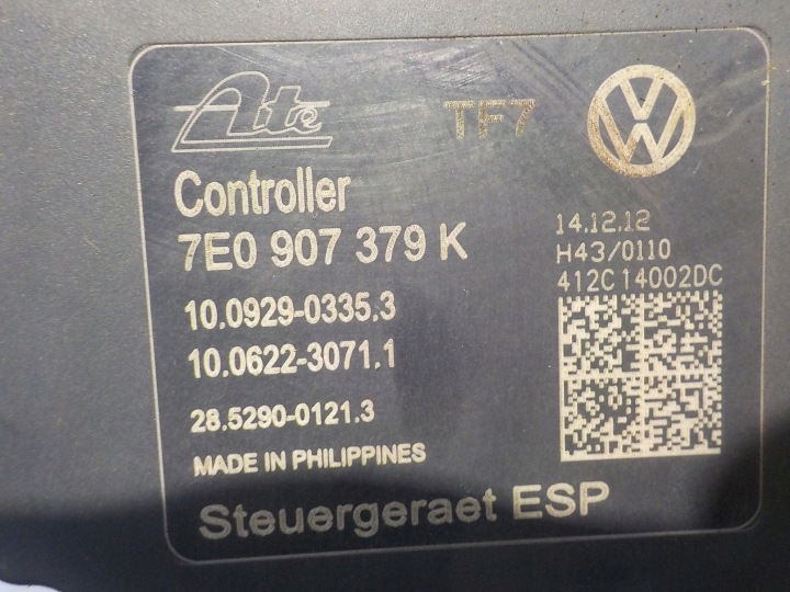 VW T5 LIFT POMPE ABS ESP 7E0614517H