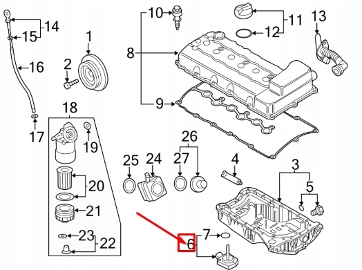 CAPTEUR NIVEAU HUILES MOTEUR VW TOUAREG 7P 03L907660C ORIGINAL