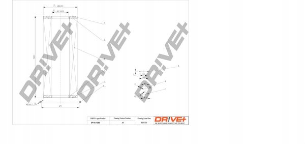 FILTRO ACEITES DP1110.11.0093 DR!VE+ 