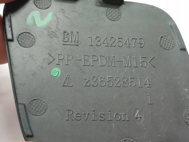 OPEL ASTRA K BOUCHON CROCHET PARE-CHOCS ARRIÈRE 13425479
