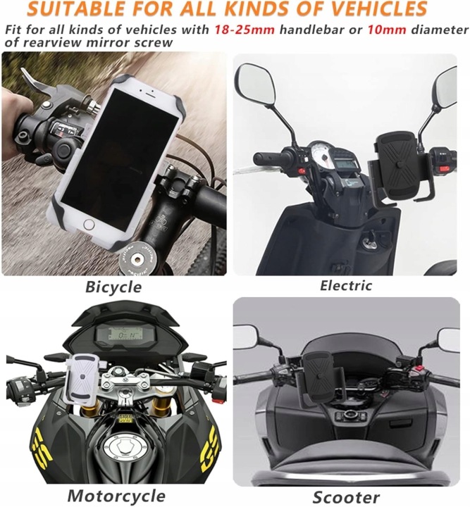 POIGNÉE HONDA SH125I SH150I MOTO MIRROR TYPE NOIR 2006-2021