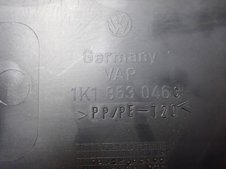 ÉLÉMENT CONSOLES CENTRALE VOLKSWAGEN SCIROCCO 1K1863046C DROITE CÔTÉ