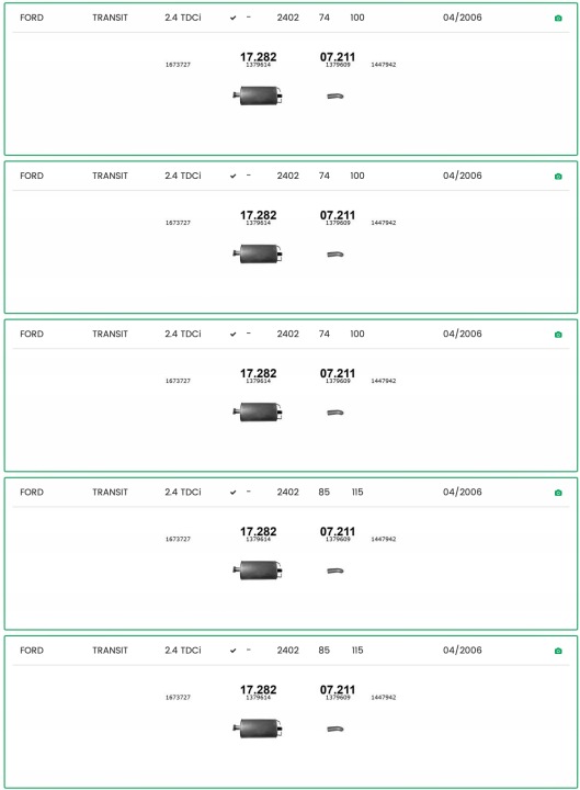 TUYAU FINALE IZAWIT 07.211 SPRINTER TRANSIT