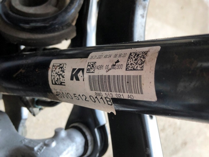 COMPLET SUSPENSION ARRIÈRE CHÂSSIS POUTRE AMORTISSEURS DRC AUDI A5 RS5