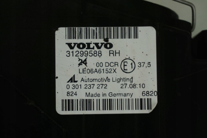 PHARE AVANT DROITE VOLVO S40 V50 LIFT XÉNON 31299588