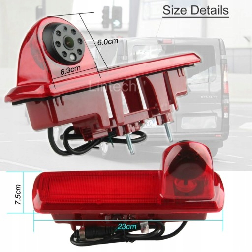 CAMÉRA MARCHE ARRIÈRE RENAULT TRAFIC 3 STOP MONITEUR 7'