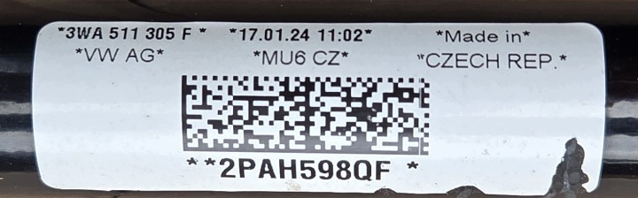 CHÂSSIS CHÂSSIS ARRIÈRE VW CUPRA SKODA 3WA505235S 3WA511305F