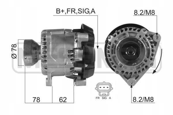 ERA 210366A ALTERNADOR 